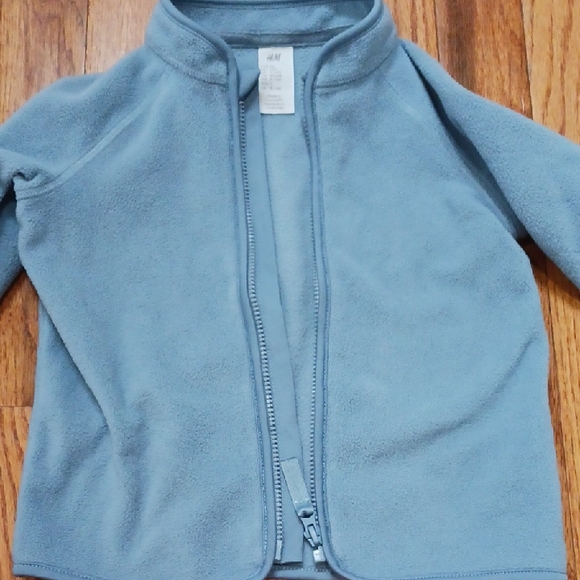 H&M Kids Light Blue Fleece Jacket - Picture 1 of 4